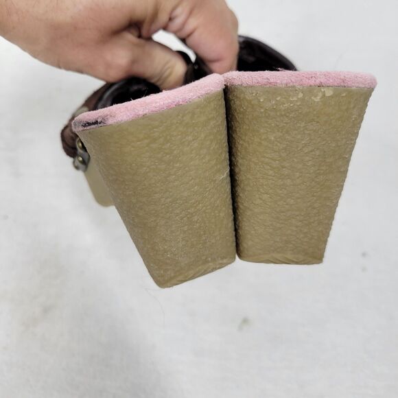 Tommy Girl Clogs Womens Size 6M Tassel Kiltie Leather Shoes Clog City School - Picture 11 of 11